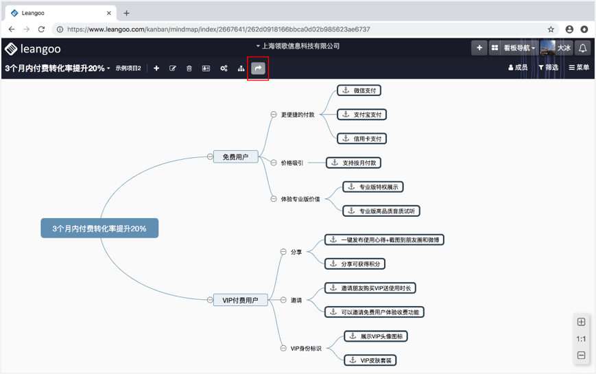 用leangoo脑图进行需求规划